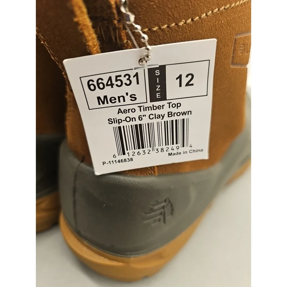 LaCrosse Men's Aero Timber Top Boots waterproof full-grain leather‎ uppers Sz 12